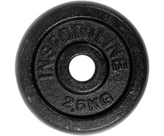 Plieninis svoris grifui 30mm inSPORTline 2,5kg