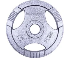 Plieninis svoris olimpiniam grifui 50mm inSPORTline Hamerton 25kg