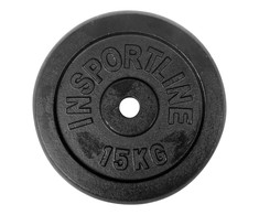Plieninių svorių rinkinys 30mm inSPORTline 2x0,5–20kg