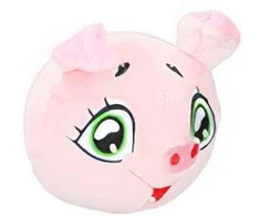 Pliušinis kamuolys-žaislas Eddy Toys, D9cm, 12 ass, PLU