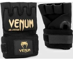 Rankų tvarsčiai Venum Kontact Gel, juodi-auksiniai