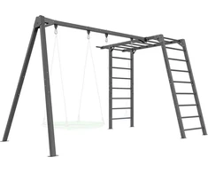 PREMIUM kopėčios - MO-016 + PREMIUM dvipusės kopėčių sūpynės - MO-018 - Marbo Sport