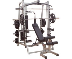 Profesionalus multifunkcinis treniruoklis Body-Solid DELUXE GS348QP4, su papildomais svoriais