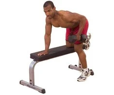 Profesionalus tiesus treniruočių suoliukas Body Solid GFB350