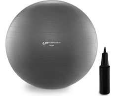 Profesionalus gimnastikos kamuolys 75 cm, grafitinis UpForm