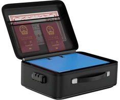 Protective Hard‑Shell Case w/ Organizer inSPORTline Dorcuba 37 x 27.5 x 13.5 cm