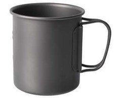 Puodelis BasicNature Titanium Beaker, 375ml