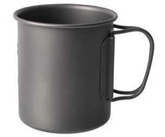 Puodelis BasicNature Titanium Beaker, 375ml