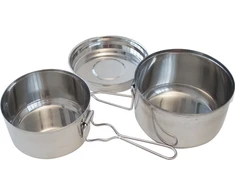 Puodų rinkinys Yate Basic Pot, 3 dalių, nerūdijantis plienas