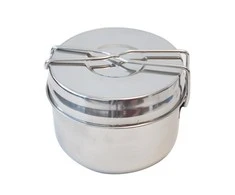 Puodų rinkinys Yate Basic Pot, 3 dalių, nerūdijantis plienas