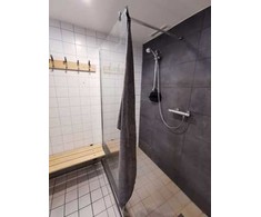 Rankšluostis BasicNature Terry, 150x85cm, pilkas