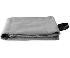 Rankšluostis BasicNature Velour, 120x60cm, pilkas