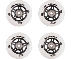 Ratukai riedučiams Worker 64 mm ABEC-5 Carbon