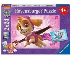 RAVENSBURGER dėlionė Skye &amp; Everest 2x24vnt, 9152
