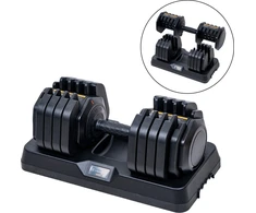Reguliuojamas vienos rankos hantelis inSPORTline DuraBell® 5–41 kg