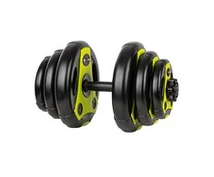 Keičiamo svorio hantelis inSPORTline 3–18 kg Juodas-Žalias