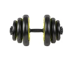 Keičiamo svorio hantelis inSPORTline 3–18 kg Juodas-Žalias