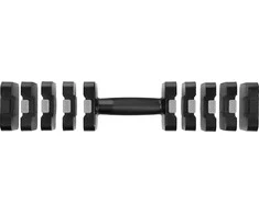 REGULIUOJAMOS DUMBBELLS Juodas 2 x 5 KG HL02 HMS