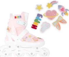 Replacement Badges for inSPORTline Children’s Inline Skates Labelo – 14 Pcs.