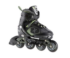 Riedučiai Nils Extreme NA9080 juodi-žali - |PU76 mm/82A L(39-42)|