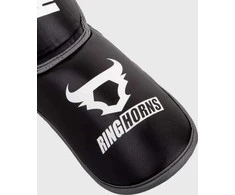 Ringhorns Charger by Venum Shin Guards and Foot Protectors - Juodas