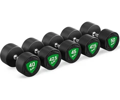 Rinkinys hantli stałych poliuretanowych 40-50kg (skok co 2,5kg) 450 kg – UpForm