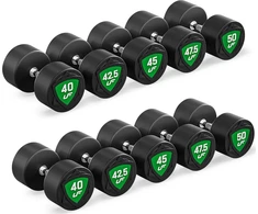 Rinkinys hantli stałych poliuretanowych 40-50kg (skok co 2,5kg) 450 kg – UpForm