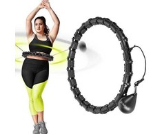 RINKINYS HULA HOOP HHW11 Juodas SU SVORIU + LIEMENS ATRAMA BR163 Juodas PLIUS DYDIS HMS