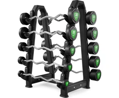 Laužtų poliuretaninių štangų komplektas 10–55 kg (žingsnis 5kg) 325 kg – UpForm