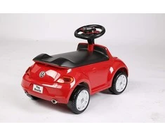 Roll Play Vaikiškas stumdomas automobilis RollPlay VW Beetle Foot-To-Floor, raudonas