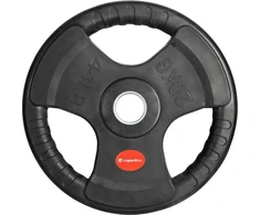 Rubber-Coated Olympic Weight Plate inSPORTline Graton OL 20 kg 50 mm