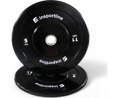 Guminė svarmenų plokštelė inSPORTline Bumper Plate Lite 5kg 50 mm