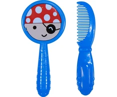 Šepetys ir šukos Baby Care, mėlyni
