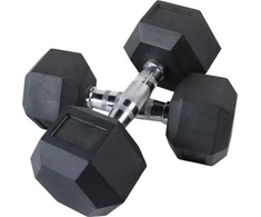Šešiakampiai hanteliai inSPORTline Hexclusive 6kg