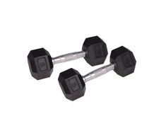 Šešiakampis hantelis inSPORTline HEX 12kg