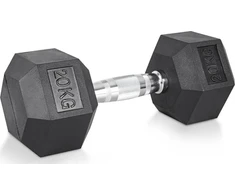 Šešiakampis hantelis inSPORTline Hexclusive 20 kg