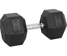 Šešiakampis hantelis inSPORTline Hexsteel 37.5kg