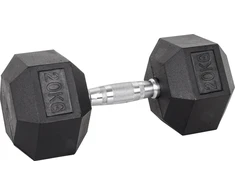 Šešiakampis hantelis inSPORTline Hexsteel 20kg
