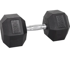 Šešiakampis hantelis inSPORTline Hexsteel 30kg
