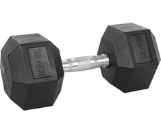 Šešiakampis hantelis inSPORTline Hexsteel 22.5kg