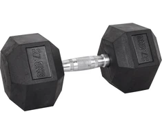 Šešiakampis hantelis inSPORTline Hexsteel 27,5kg