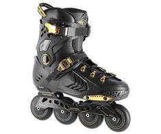 Slalomo riedučiai Nils Extreme NA20002 juodi-auksiniai - 39