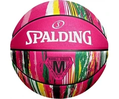 Krepšinio kamuolys Spalding Marble Series, rožinis (6 dydis)