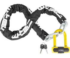 Motociklo grandininė spyna W-TEC Ivadan 12*12*1200 mm