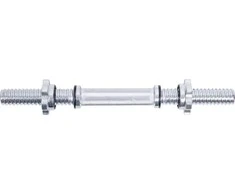 Srieginis hantelių strypas su apvadais inSPORTline Tufor 40 cm / 30 mm