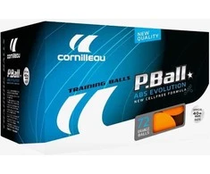 Stalo teniso kamuoliukai CORNILLEAU P-BALL ABS EVOLUTION, 72 vnt., oranžiniai