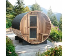 Barrel Sauna inSPORTline Viduor 600 – Cedar Wood