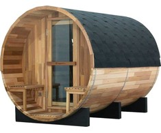 Barrel Sauna inSPORTline Viduor 600 – Cedar Wood