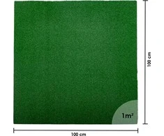 Stiprus grindų kilimėlis inSPORTline Grasteko 100 x 100 x 2 cm