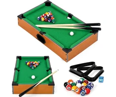Stół do bilarda mini 50x30 cm komplektas do gry vaikams priedai ECOTOYS